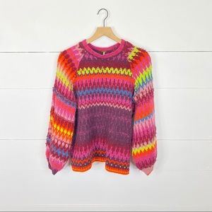 Free People Castles In The Sky Sweater Size XS